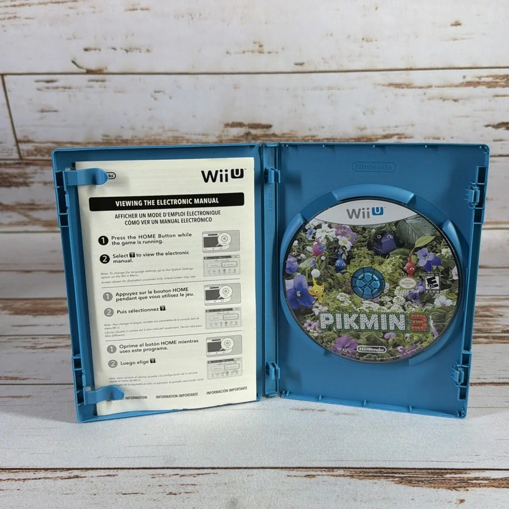 Pikmin 3 Nintendo Wii U 2013 CIB Complete With Manual Tested Working Video Game